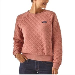 🚫 SOLD 🚫 Patagonia dusty rose quilted sweatshirt size XS NWOT